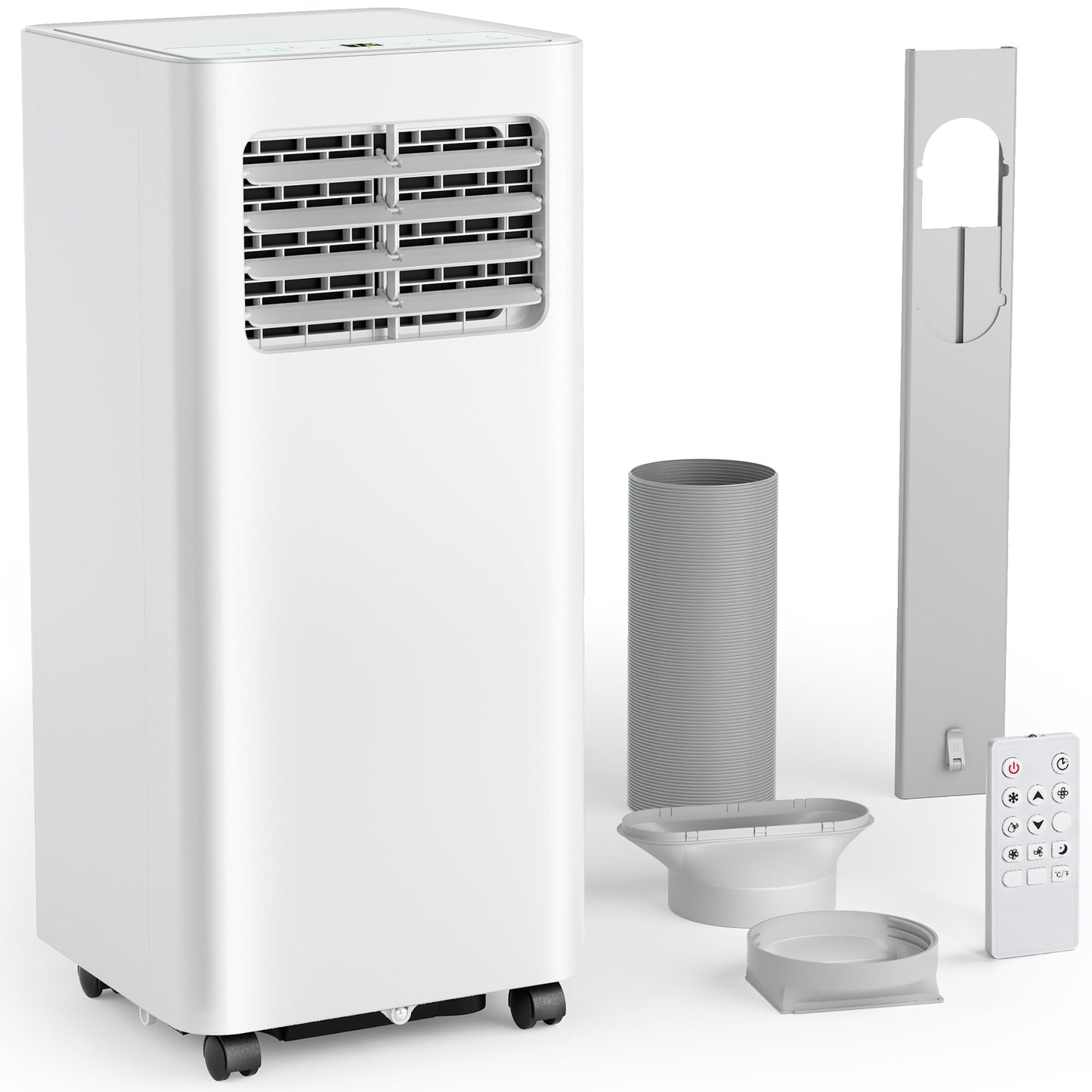 9000 BTU Portable Air Conditioner with Dehumidifier, Sleep Mode & Remote Control